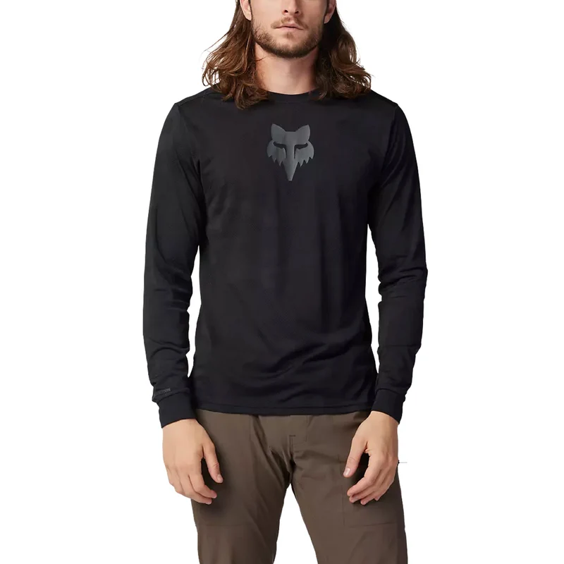 Maglia maniche lunghe Fox Ranger TruDri - Nero