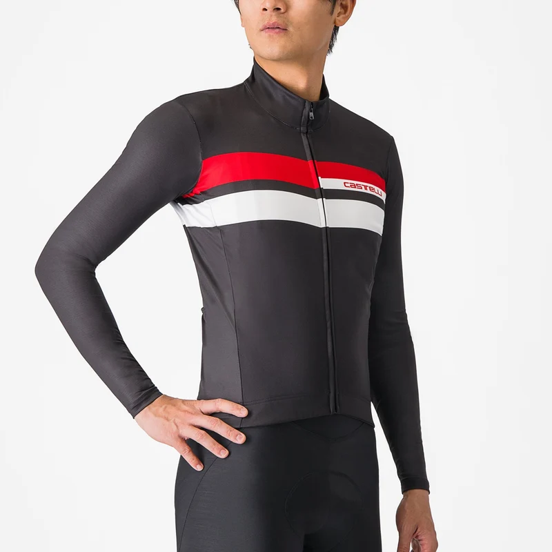 Maglia maniche lunghe Castelli Lineare - Nero