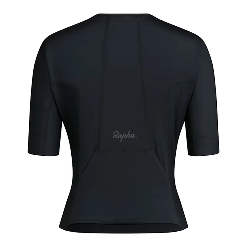Maglia donna Rapha Cropped Cargo Top - Nero