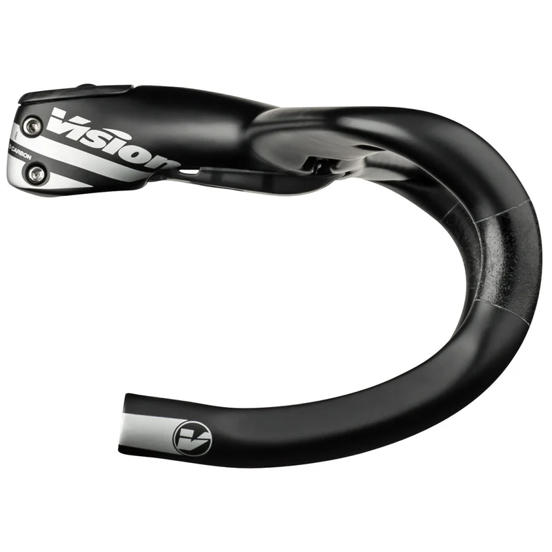 Manubrio integrato Vision Metron 5D 380 mm - Nero grigio