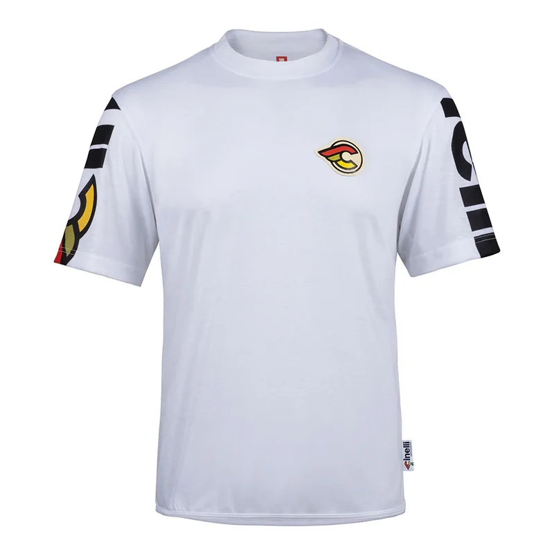 T-Shirt Cinelli Gravel - Bianco