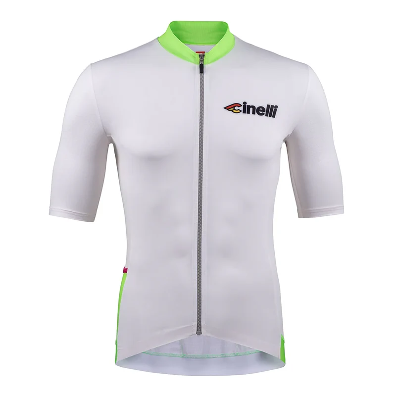 Maglia Cinelli Tempo - Bianco verde