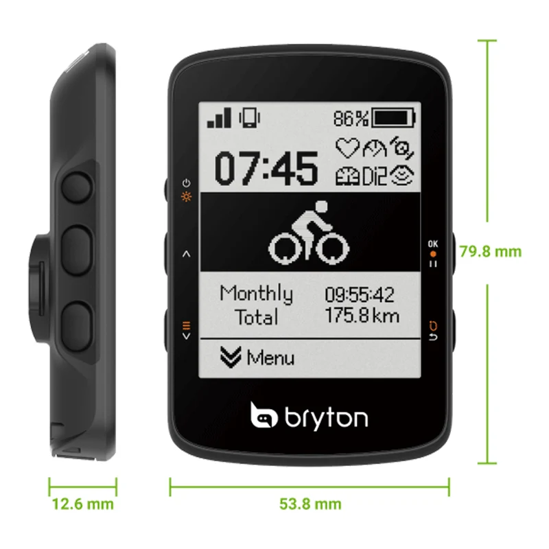 Bryton GPS RIDER 460D - Nero