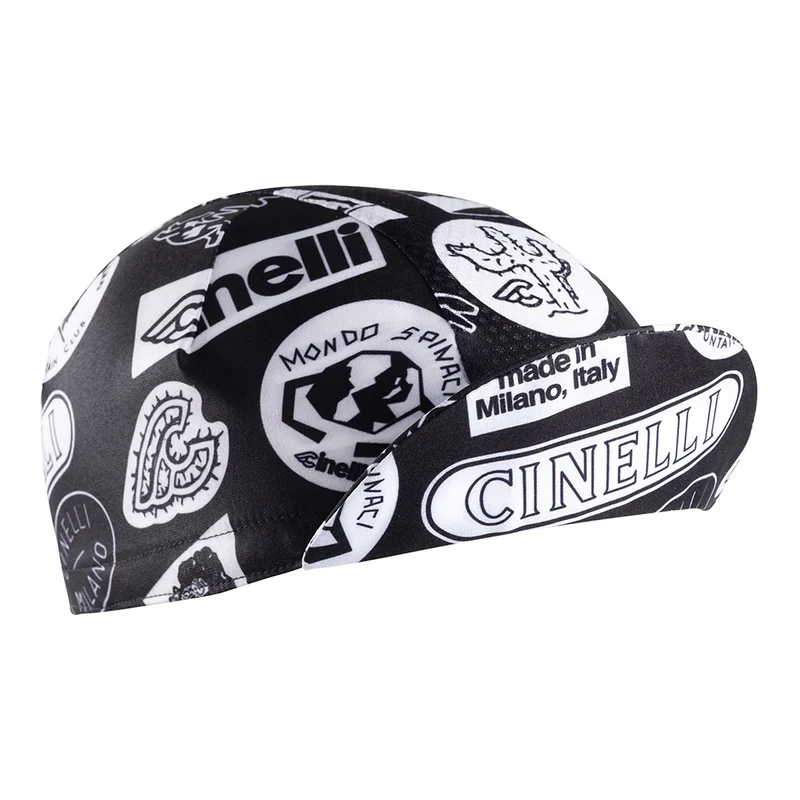 Cappellino Cinelli Supercorsa - Nero bianco