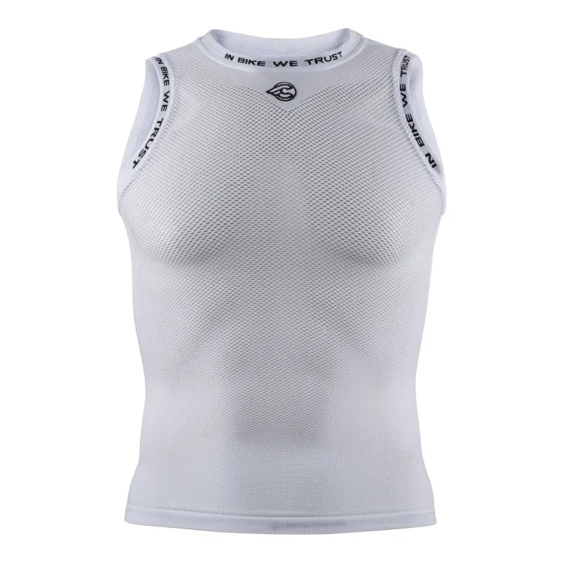 Maglia intima senza maniche Cinelli Tempo - Bianco nero