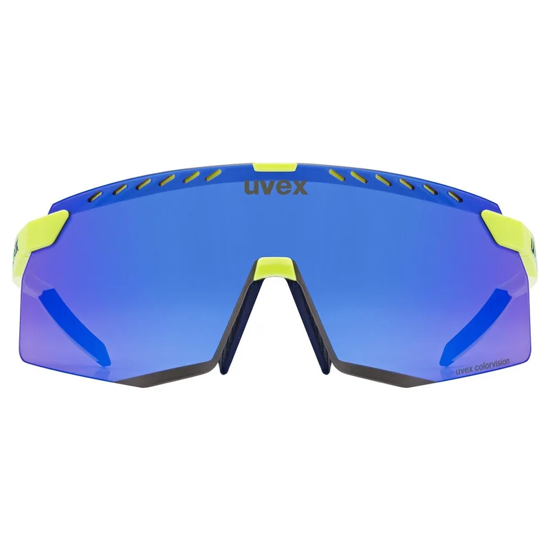 Occhiali Uvex Pace Stage CV - Yellow Matt Buzzy Blue