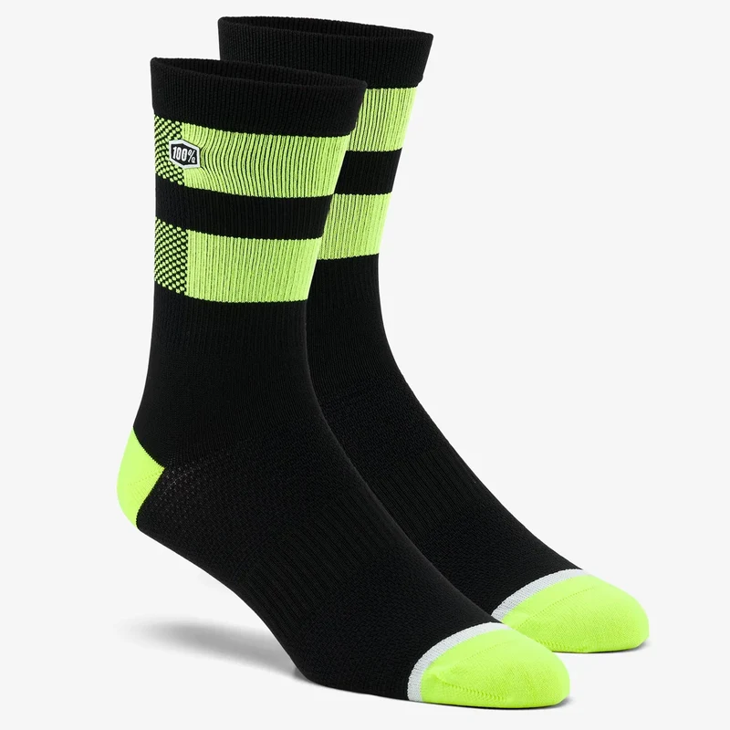 Calze 100% Flow - Nero Giallo
