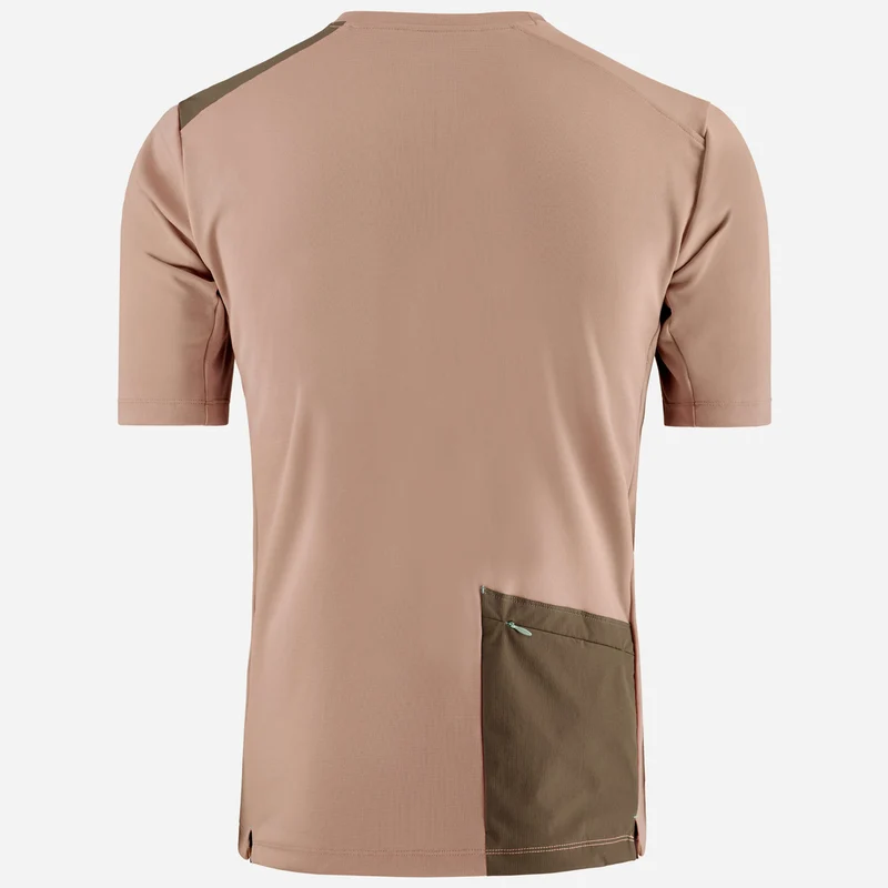 T-Shirt Pedaled Odyssey Merino - Marrone