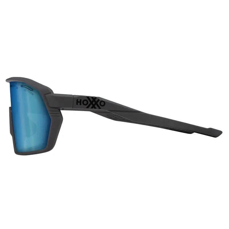 Occhiali Hoxxo Tephra Air lente blu - Nero opaco