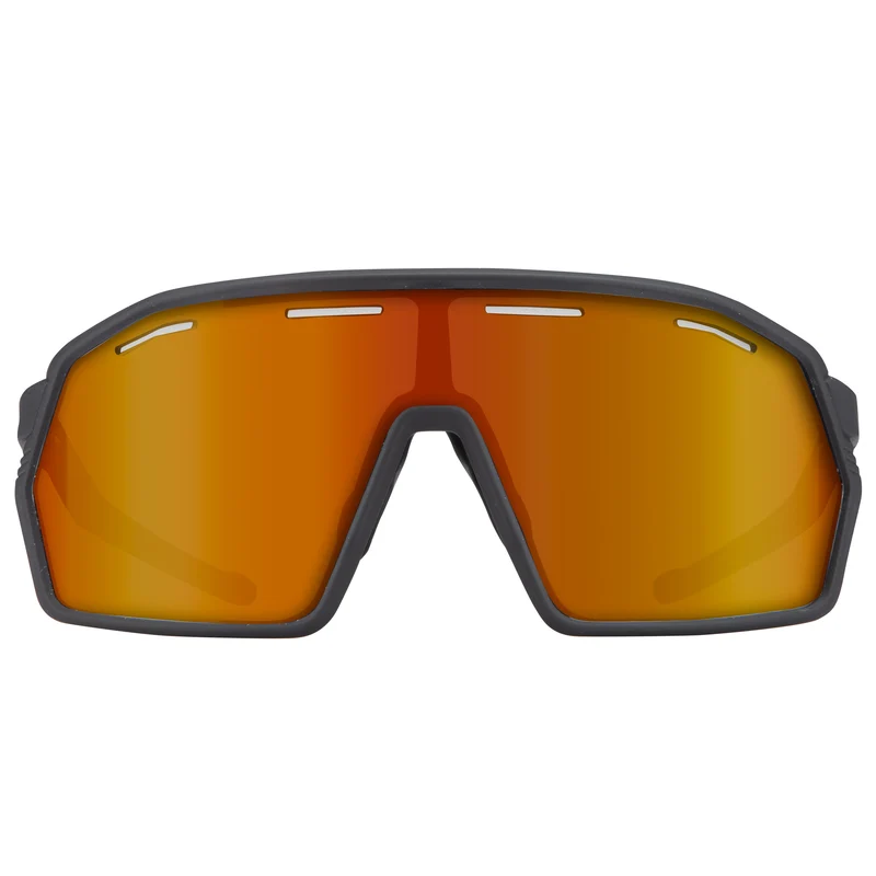 Occhiali Hoxxo Tephra Air lente arancio - Nero opaco