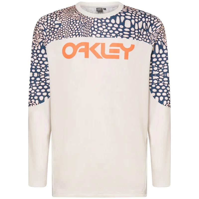 Maglia maniche lunghe Oakley Maven Coast - Bianco