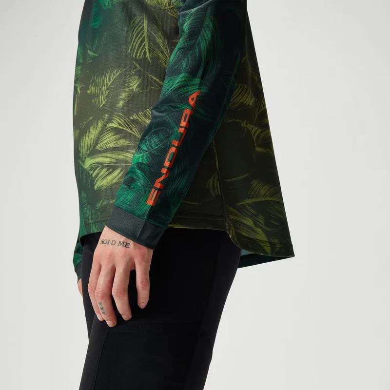 Maglia maniche lunghe donna Endura Tropical Tee LTD - Verde