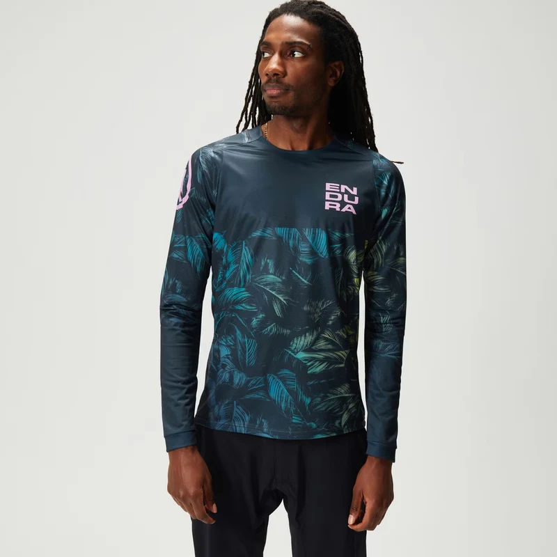 Maglia maniche lunghe Endura Tropical Print LTD - Grigio