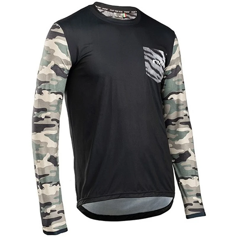 Maglia maniche lunghe Northwave Wild All Mountain - Nero