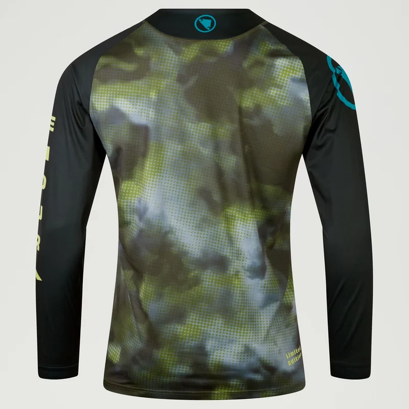 Maglia maniche lunghe Endura Pixel Cloud LTD - Verde
