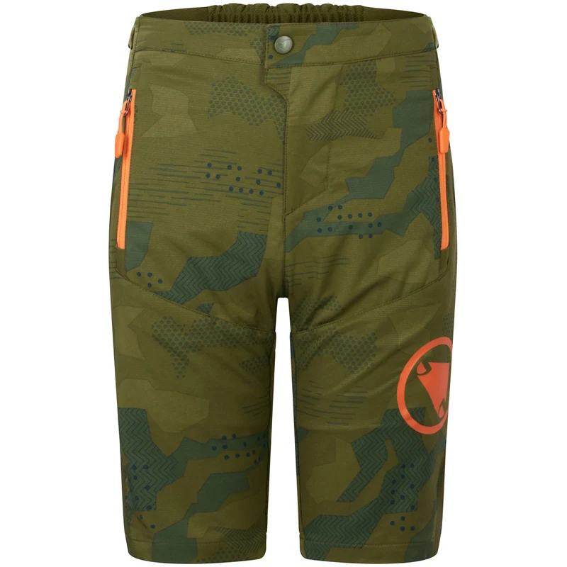 Pantaloncini bambino Endura MT500 Burner - Verde camo