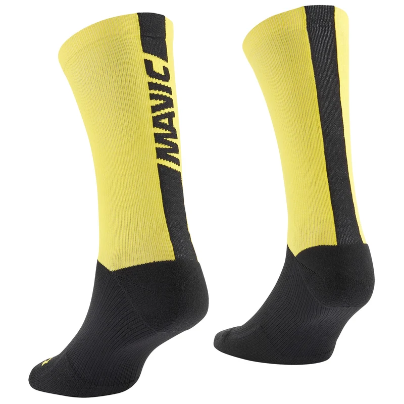 Calze Mavic Logo - Giallo nero