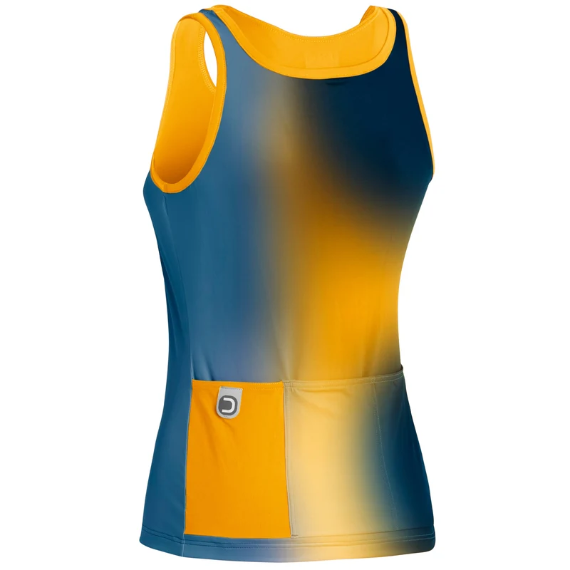 Top donna Dotout Flash - Giallo blu