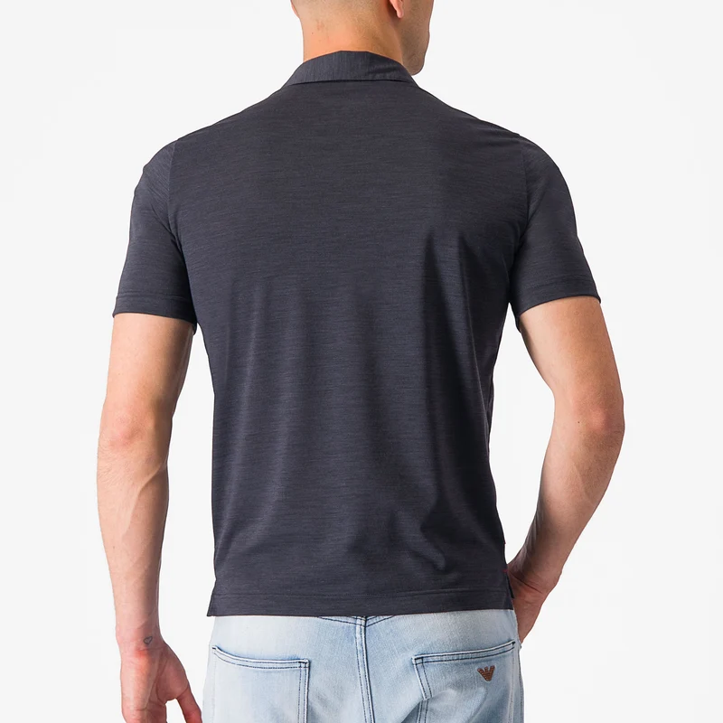 Polo Castelli Merino - Nero
