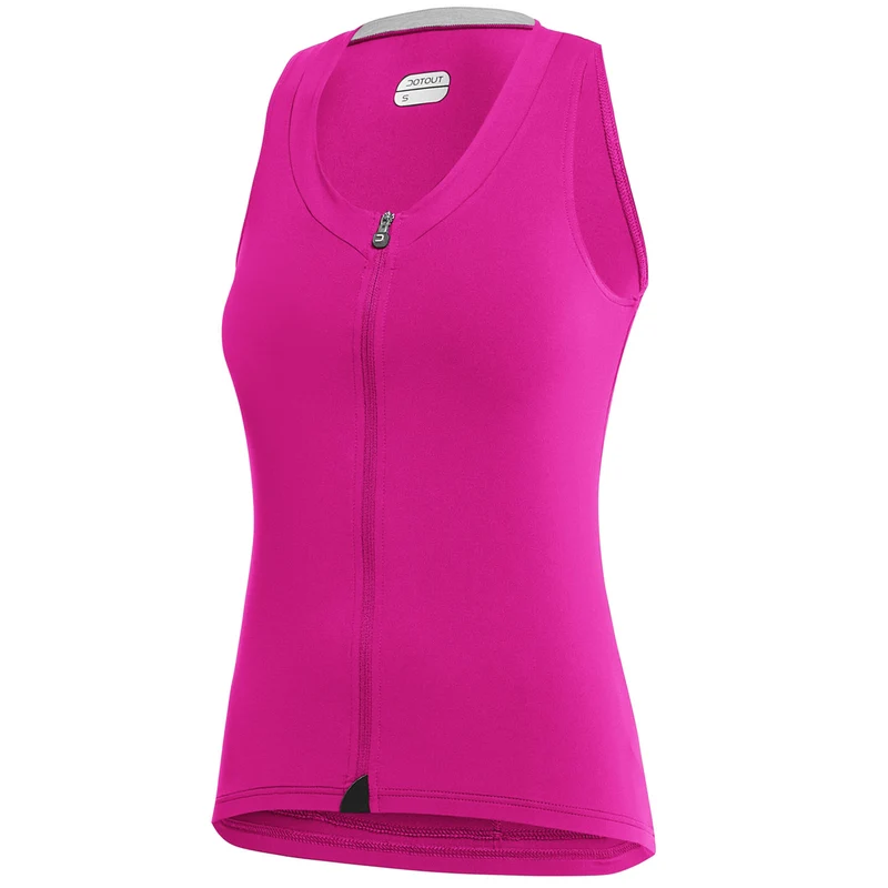 Maglia donna senza maniche Dotout Crew - Fucsia