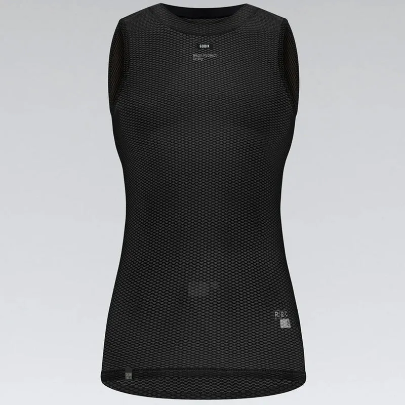 Maglia intima senza maniche donna Gobik Second Skin Moonless - Nero