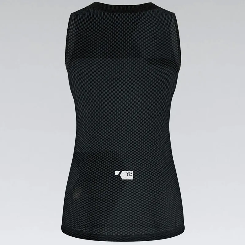 Maglia intima senza maniche donna Gobik Second Skin Moonless - Nero
