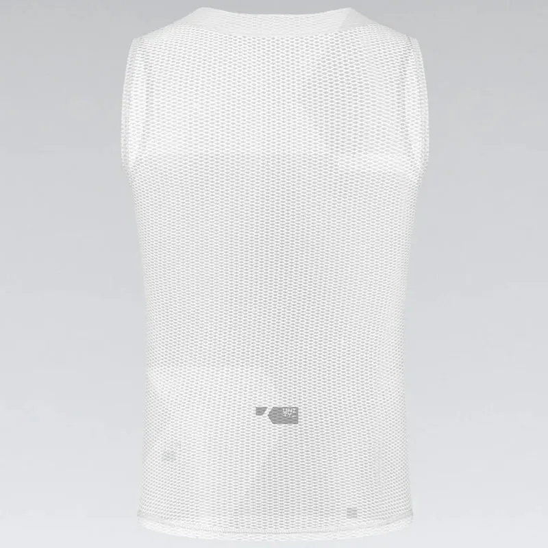 Maglia intima senza maniche Gobik Second Skin Salt - Bianco