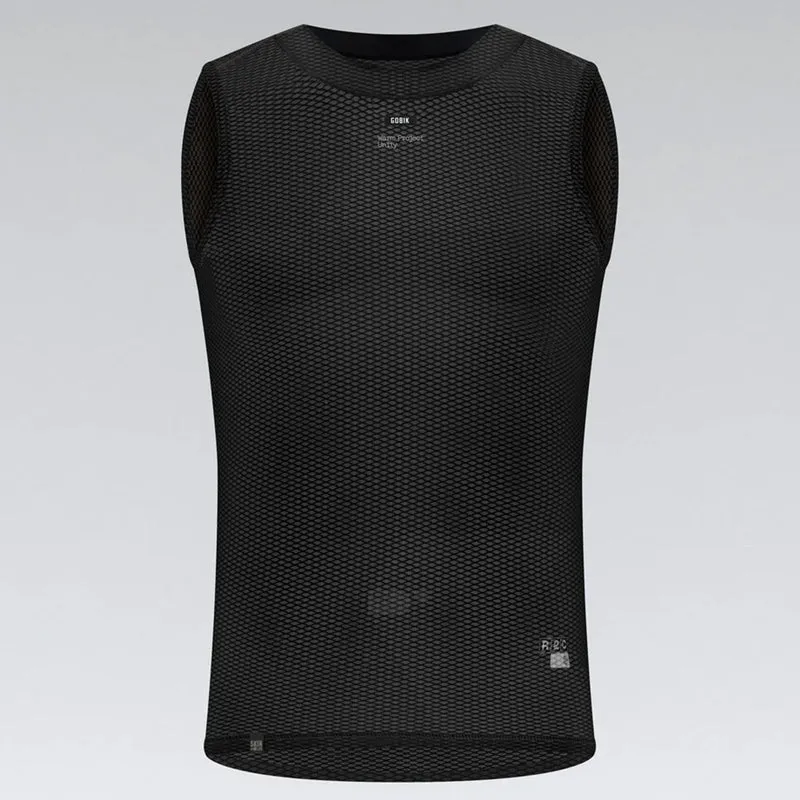 Maglia intima senza maniche Gobik Second Skin Moonless - Nero