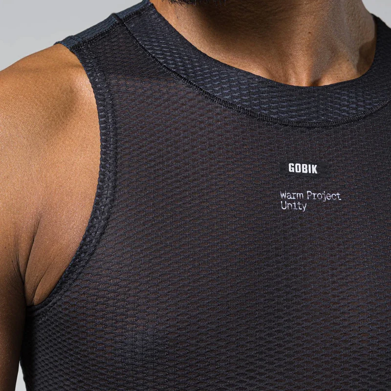 Maglia intima senza maniche Gobik Second Skin Moonless - Nero