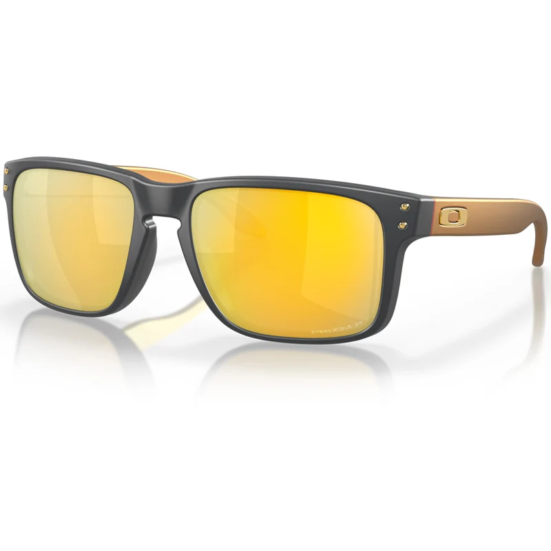 Occhiali Oakley Holbrook - Matte Carbon Prizm 24K Polarized