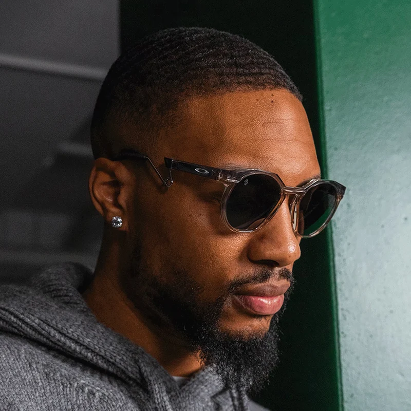 Occhiali Oakley HSTN Metal Damian Lillard Signature - Grey Ink Sepia Prizm Black