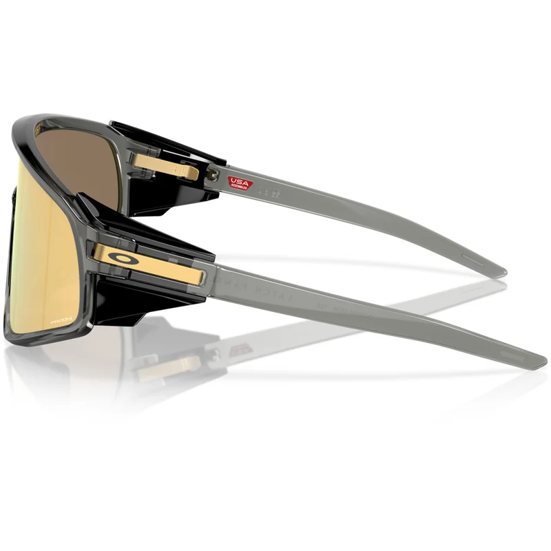 Occhiali Oakley Latch Panel - Grey Smoke Prizm 24k