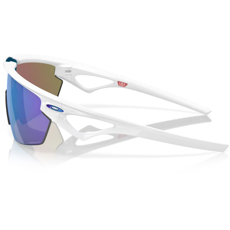 Occhiali Oakley Sphaera - Matte White Prizm Sapphire Polarized