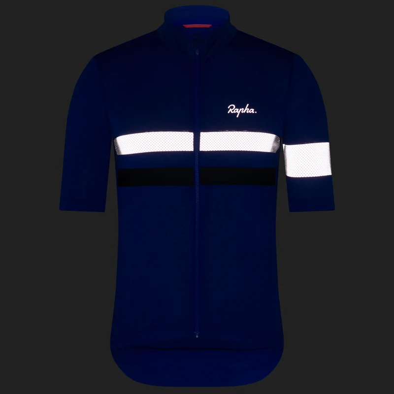 Maglia Rapha Brevet Lightweight - Blu