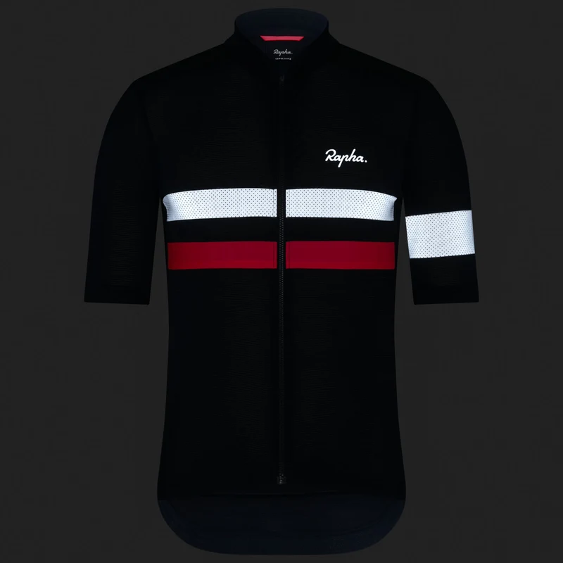 Maglia Rapha Brevet Lightweight - Blu scuro
