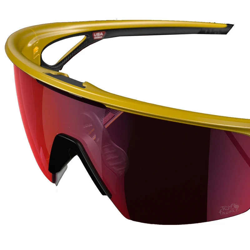Occhiali Oakley Sphaera Tour de France - Matte Yellow Prizm Road