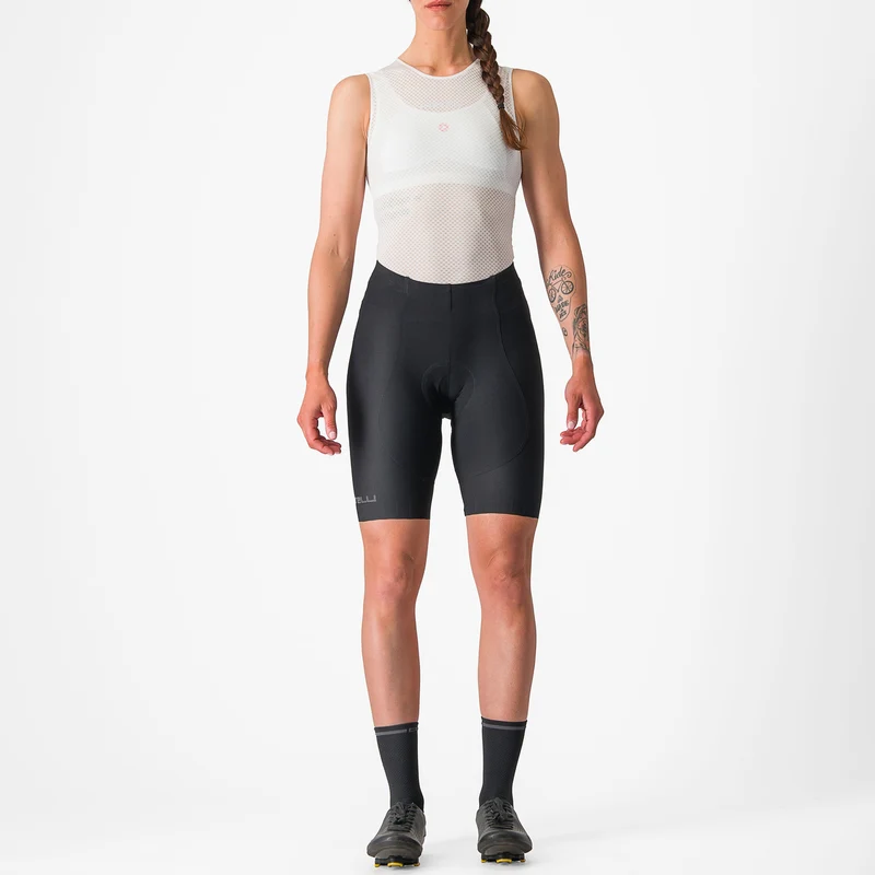 Pantaloncini donna Castelli Espresso DT - Nero