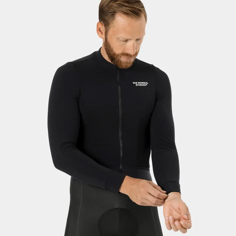 Maglia maniche lunghe Pas Normal Studios Essential - Nero