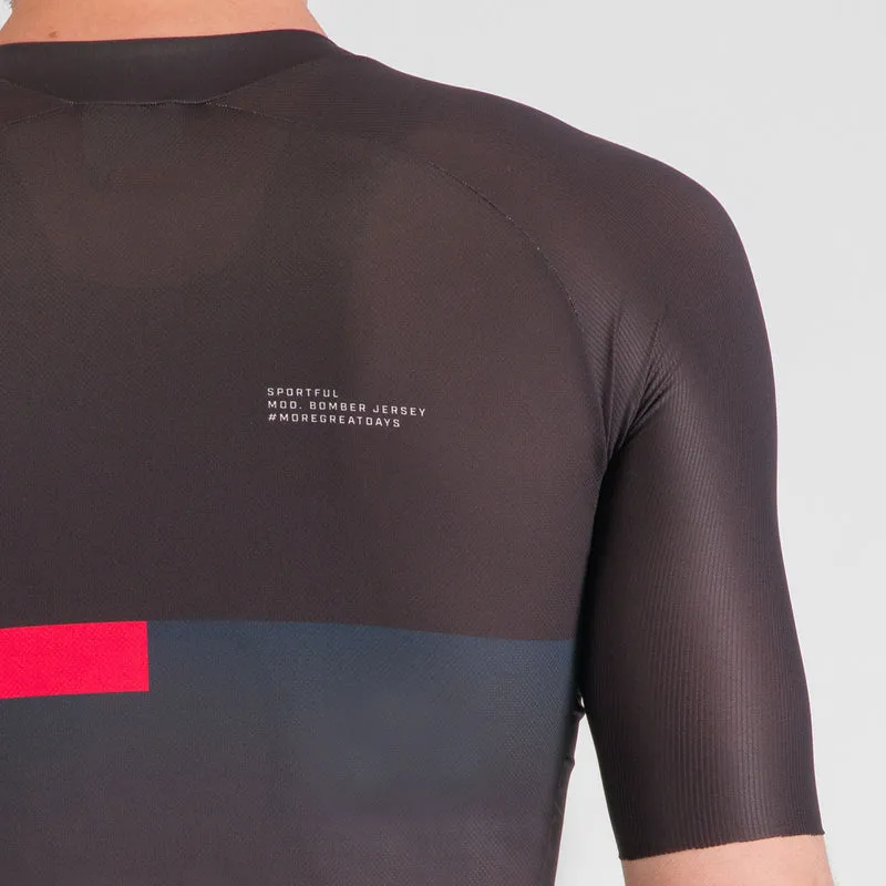Maglia Sportful Bomber - Nero rosso