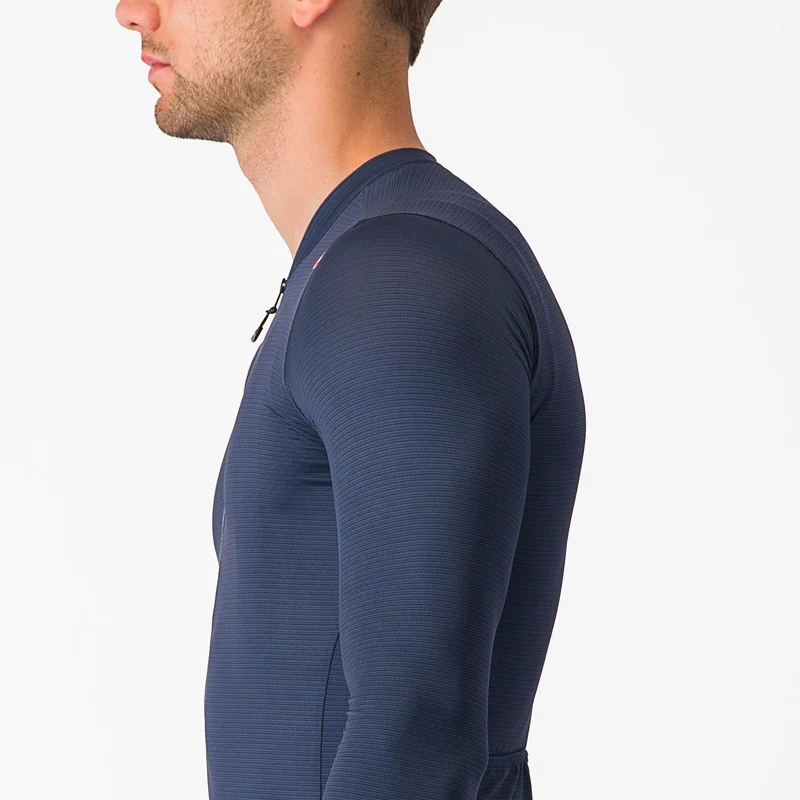 Maglia maniche lunghe Castelli Espresso - Blu