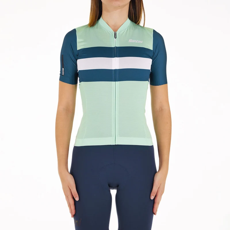 Maglia donna Santini Eco Sleek Bengal - Verde chiaro
