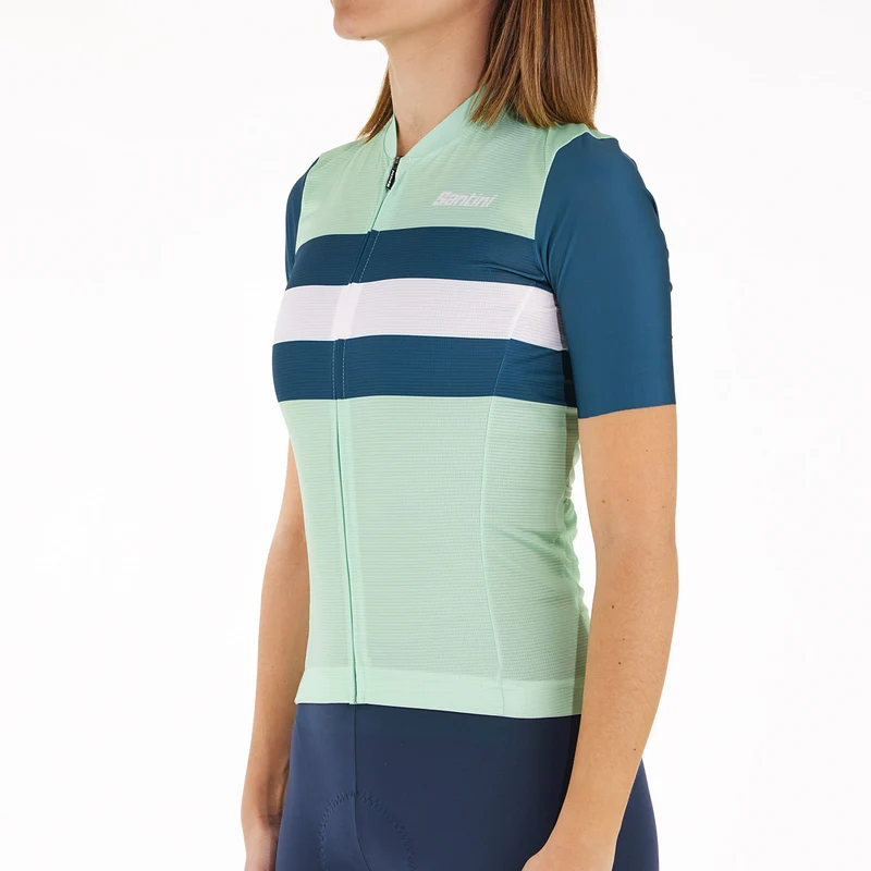 Maglia donna Santini Eco Sleek Bengal - Verde chiaro