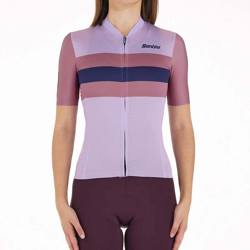 Maglia donna Santini Eco Sleek Bengal - Viola rosa