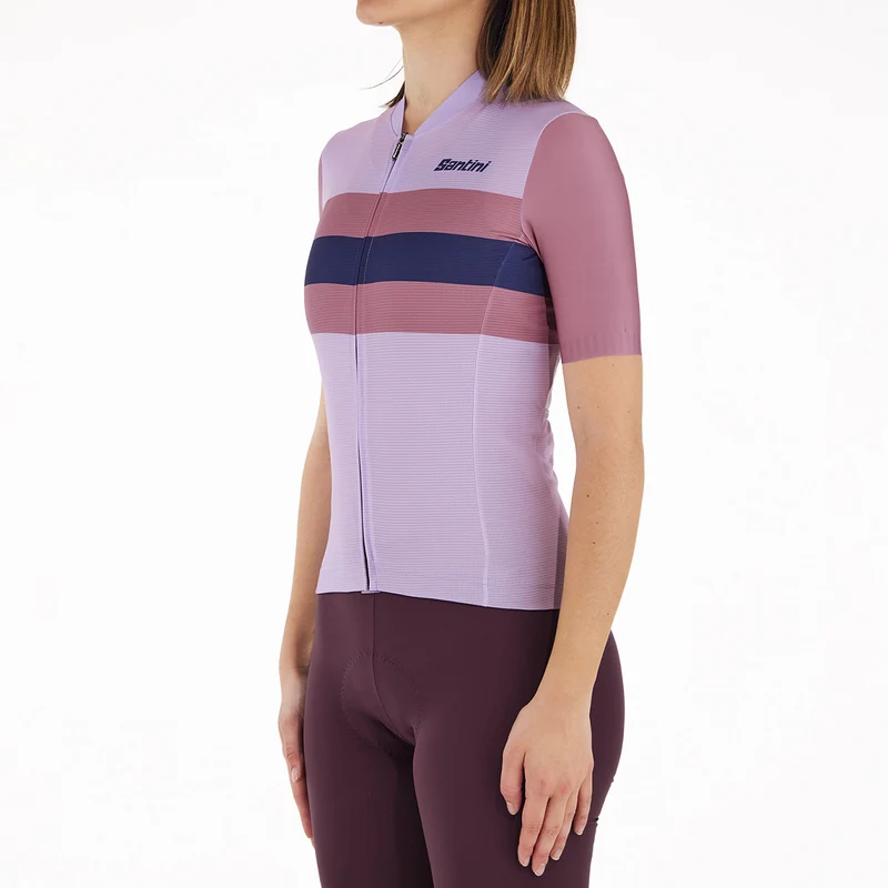 Maglia donna Santini Eco Sleek Bengal - Viola rosa