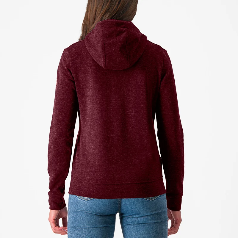 Felpa donna Castelli Milano 2 - Bordeaux