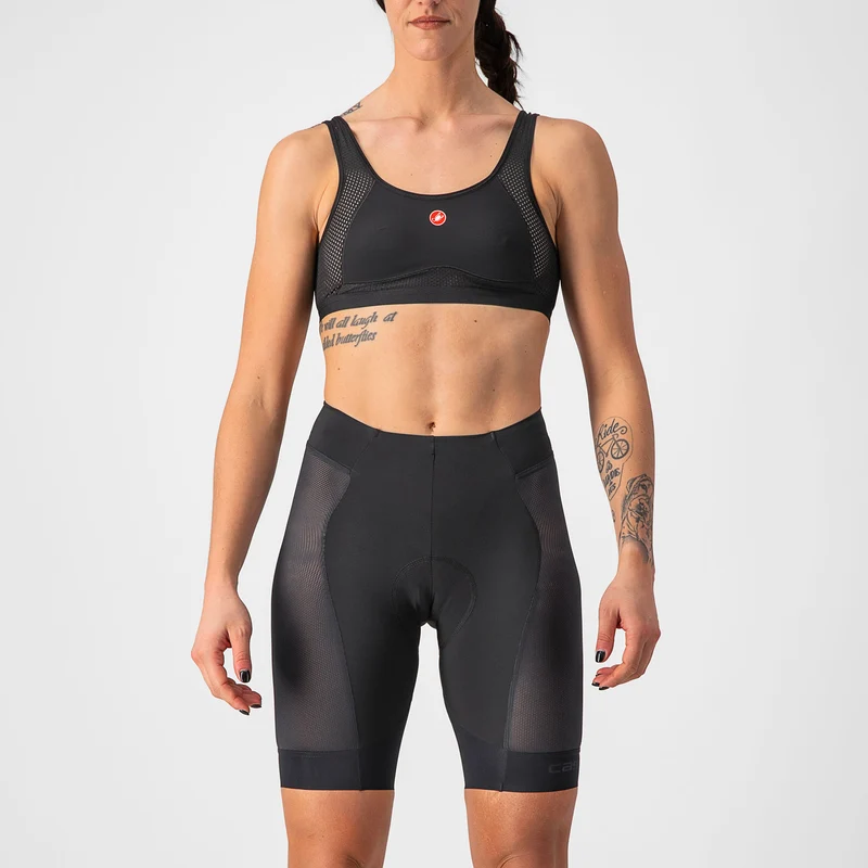 Pantaloncini donna Castelli Insider - Nero