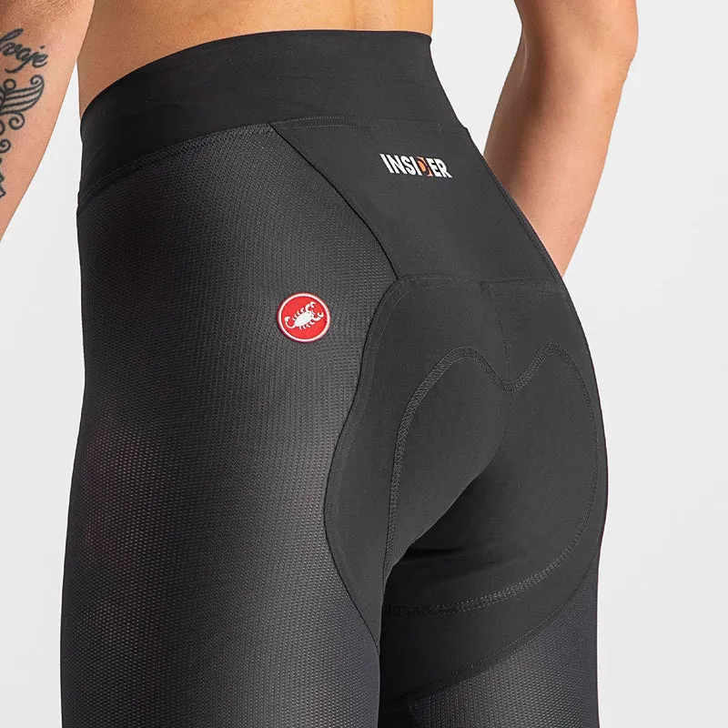 Pantaloncini donna Castelli Insider - Nero