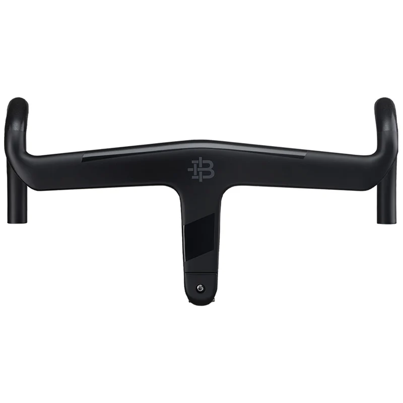 Manubrio Black Inc Carbon 400mm Piega Aero - Nero