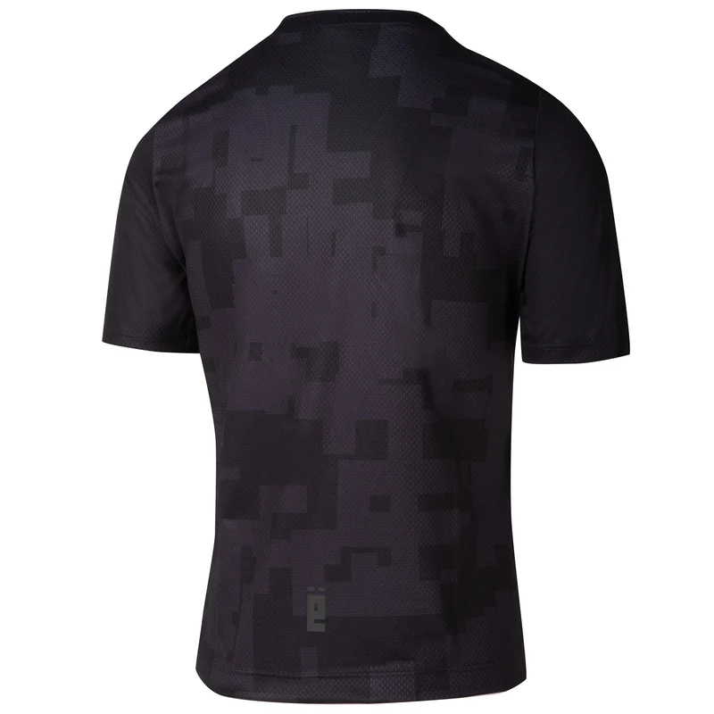 Maglia Jëuf Pro Gravel con zip - Nero