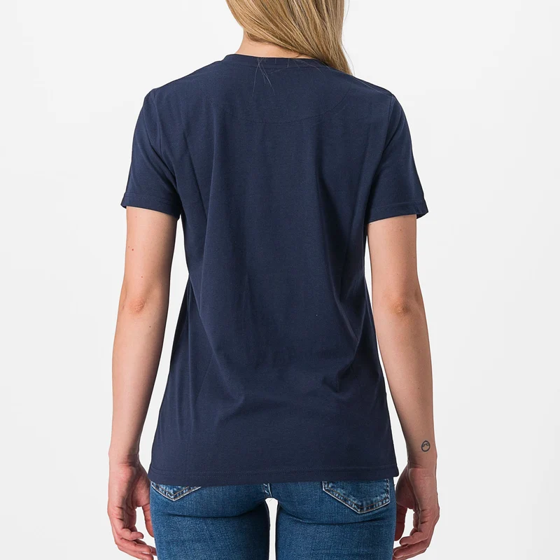 T-Shirt donna Castelli Pedalare - Blu